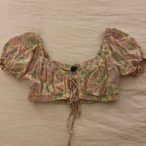 Cropped Puff Top